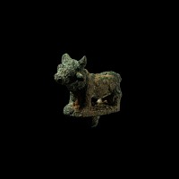 Anatolian Bronze Bull Statue
