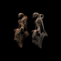 Roman Bronze Jupiter Dolichenus Eagle Pair