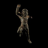 Large Gallo-Roman Bronze Statuette of Cupid