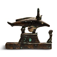 Egyptian Bronze Per-Medjed Oxyrhynchus Fish