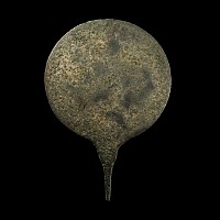 Greek Bronze Handled Mirror
