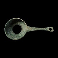 Graeco-Roman Bronze Patera with Duck-Head Handle