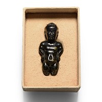 Egyptian Steatite Apotropaic Pataikos Dwarf Amulet Figure