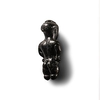Egyptian Steatite Apotropaic Pataikos Dwarf Amulet Figure