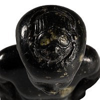 Egyptian Steatite Apotropaic Pataikos Dwarf Amulet Figure