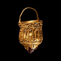 Pre-Viking Gold Aroma Bucket Pendant