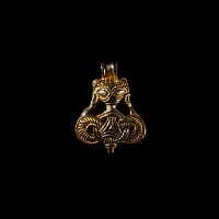 Viking Age Silver-Gilt Beast Pendant