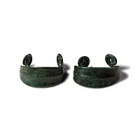 Bronze Age Coiled Bracelet Pair