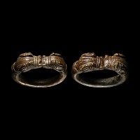 Large Bactrian Bronze Armlet Pair