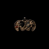Elamite Silver Bird Pendant with Inlays