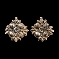 Elamite Silver Pendant Pair