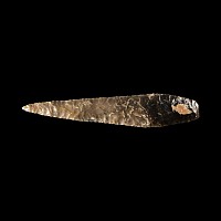 Stone Age Danish Type 1b Brown Flint Stiletto Dagger