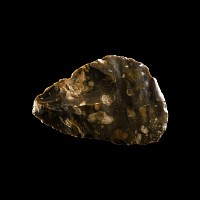 Stone Age French Grey Flint Uniface Handaxe