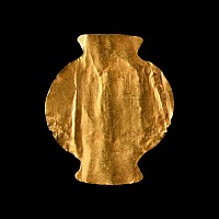 Western Asiatic Gold Butterfly Bead