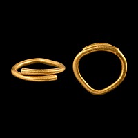 Viking Age Gold Open-Ended Ring