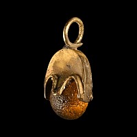 Viking Age Gold Elf Shot Pendant
