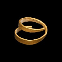 Bronze Age Gold Hair Ring
