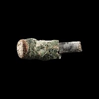 Palestinian Lead Aramaic Magic Scroll with Bronze Tubular Container