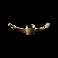 Roman Bronze Phallic and Fist Fitting