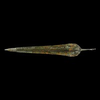North-West Persian Bronze Short Sword Blade with Blood Channels