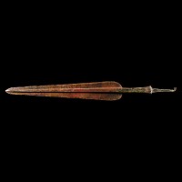 Massive West Persian Bronze Spearhead