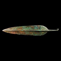 Heavy Western Asiatic Leaf-Shaped Spearhead