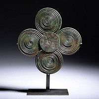 Huge Bronze Age Spiral Brooch