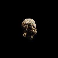 Medieval Gilded Bronze Head of Christ