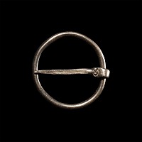 Medieval Silver Annular Brooch