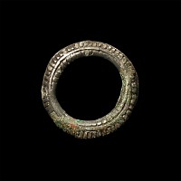 Medieval Bronze Horse Harness Strap Ring