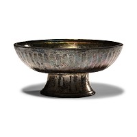 Sassanian Silver Pedestal Cup