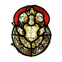 Post Medieval Stained Glass Armorial Panel