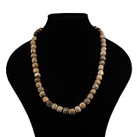Natural History - Woolly Mammoth Bone Bead Necklace String