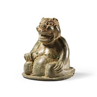 Chinese Han Style Bronze Animal