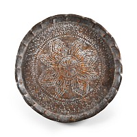 Western Asiatic Decorated Bronze Dish