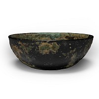 Assyrian Tinned Bronze Bowl