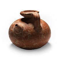 Nabataean Redware Feeder Vessel