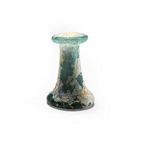 Roman Glass Cotton-Reel Type Bottle