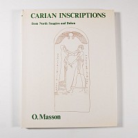 Archaeological Books - Masson - Carian Inscriptions from North Saqqara and Buhen