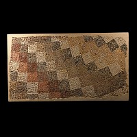 Roman Geometric Floor Mosaic