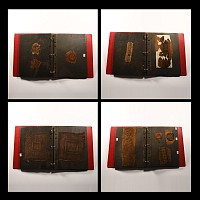 Egyptian Coptic Textile Collection in Folder