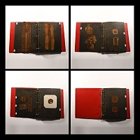 Egyptian Coptic Textile Collection in Folder