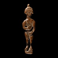 Egyptian Coptic Wood Female Figure