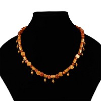 Parthian Carnelian and Gold Bead Necklace