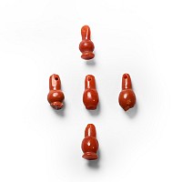 Egyptian Jasper Poppy Head Amulet Group