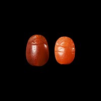 Egyptian Carnelian Scarab Group