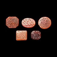 Carnelian Calligraphic Gemstone Collection