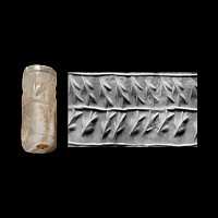 Western Asiatic Chalcedony Cylinder Seal