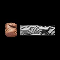Western Asiatic Pink Marble Cylinder Seal with Antelopes