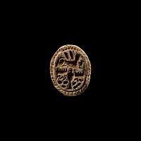 Egyptian Steatite Scarab with Hieroglyphs